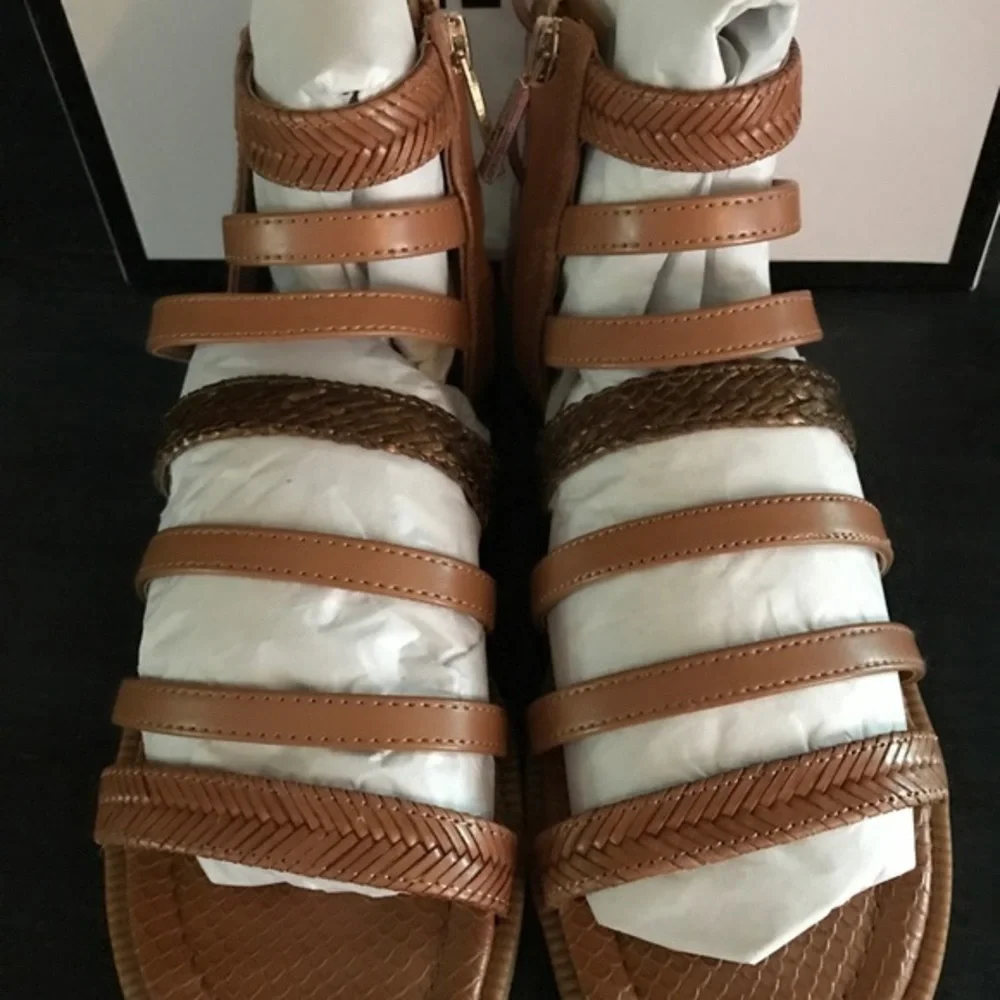 NWB Nine West Leather Sandals 6.5